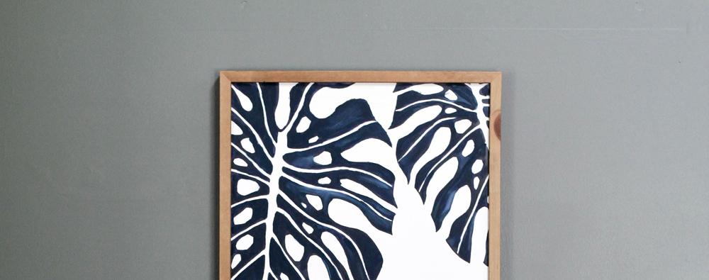 How a picture frame is made